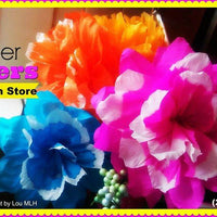 crepe paper flowers fiesta decorations