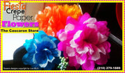 crepe paper flowers fiesta decorations