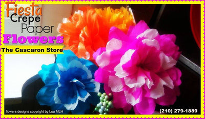 crepe paper flowers fiesta decorations