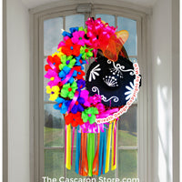 Fiesta Flowers Door Wreath