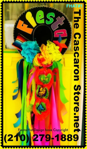 Fiesta Sombrero Hat Door Wreath Decoration