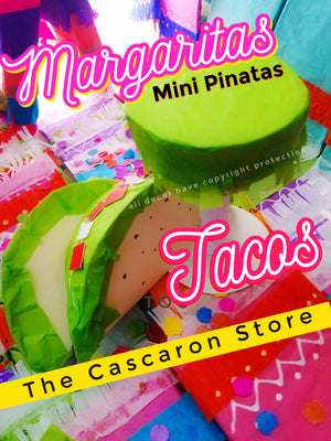 TACOS Mini Pinatas Fiesta Decorations TACOS Mini Pinatas Fiesta Decorations - Fiesta Arts DesignsMini Pinata