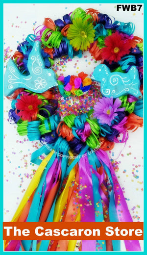 spring wreath Valentine Fiesta Door Decoration