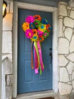 fiesta front door wreath