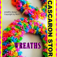 Fiesta Spring Design Flowers Wreath