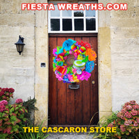 Fiesta Double Door Wreath Home Decoration