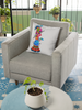 Fiesta Design Square Throw Pillow Fiesta Design Square Throw Pillow - Fiesta Arts DesignsHome Decor