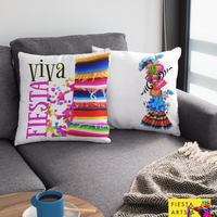 Fiesta Design Square Throw Pillow Fiesta Design Square Throw Pillow - Fiesta Arts DesignsHome Decor