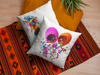 Spun Polyester Square Fiesta Pillow Spun Polyester Square Fiesta Pillow - Fiesta Arts DesignsHome Decor